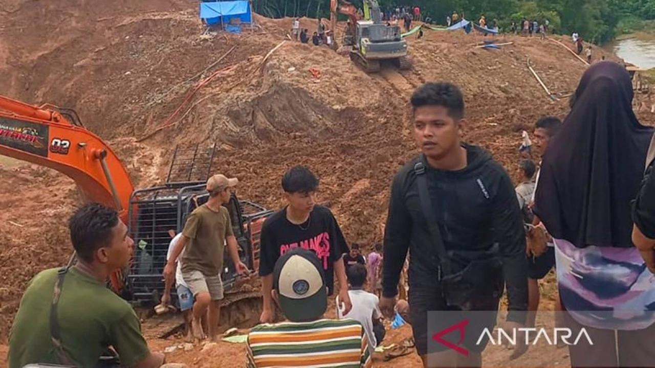 9 Penambang Emas Ilegal Tewas Tertimbun Material Longsor, Polda Sumbar Turun Tangan