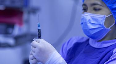 Ilustrasi vaksin corona, vaksin covid-19