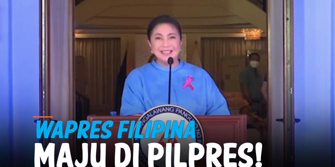 VIDEO: Wapres Filipina, Leni Robredo Bakal Maju di Pilpres 2022