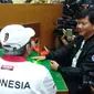 Ketua PB GABSI, Eka Wahyu Kasih (kanan) bersama Michael Bambang Hartono (Liputan6.com/Defri Saefullah)