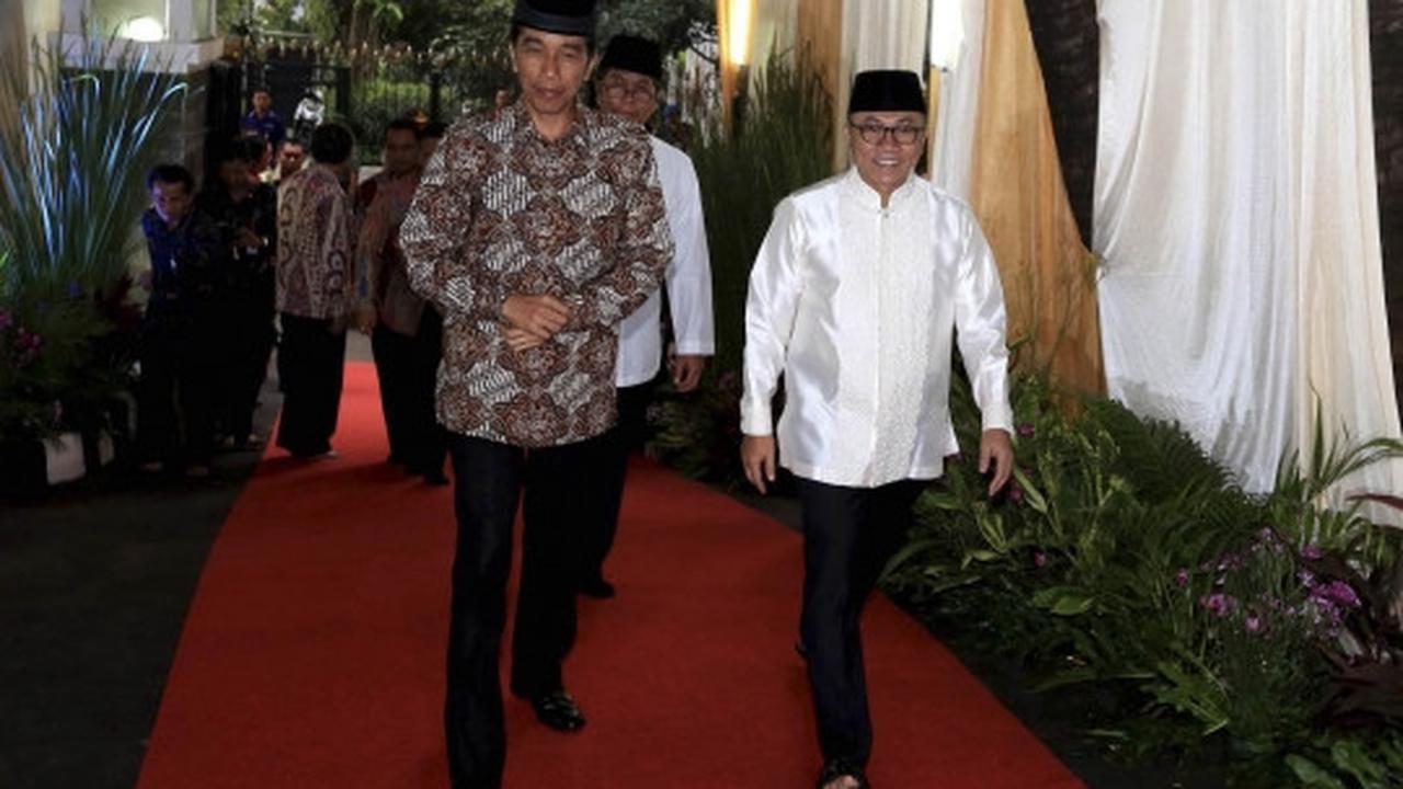 Presiden Jokowi hadiri buka puasa bersama di rumah Ketua MPR