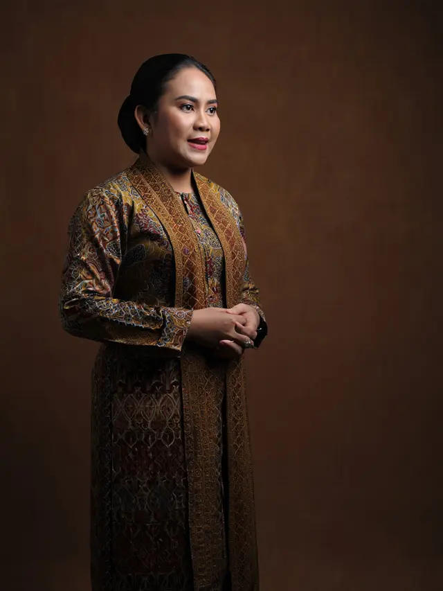 Model Dress Batik Orang Tua Wanita