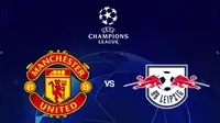 Liga Champions - Manchester United Vs RB leipzig (Bola.com/Adreanus Titus)