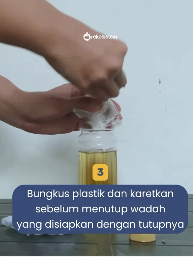 Cara benar setor sampah minyak jelantah/dok. Rekosistem