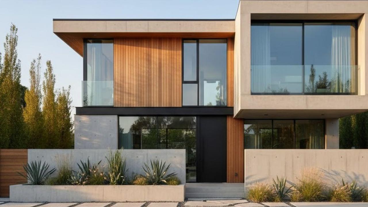 7 Gambar Rumah Minimalis Modern Kekinian dengan Aksen Beton Ekspos, Kokoh dan Estetik