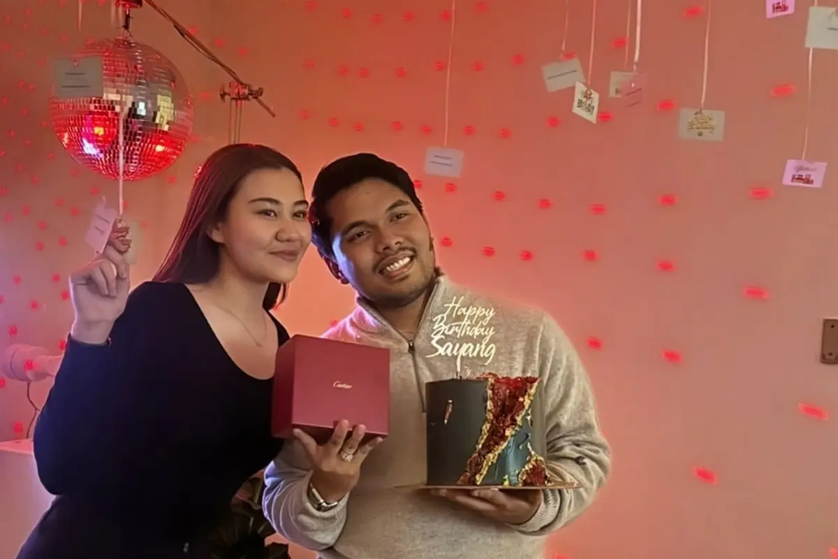 Ultah Thariq Halilintar Dirayakan Bareng Aaliyah Massaid