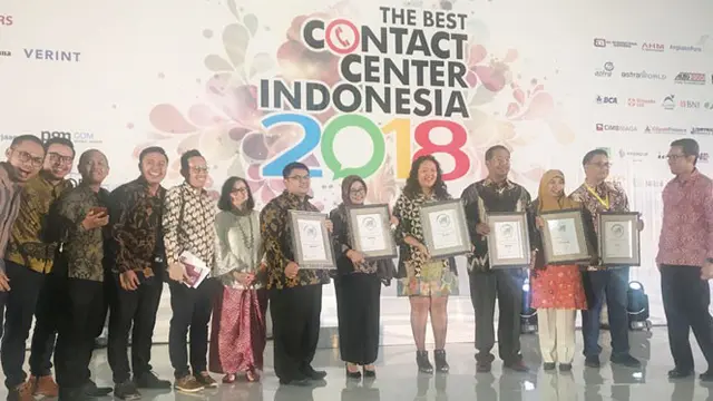 Pertama Kali Ikut, Angkasa Pura I Raih Penghargaan di Ajang The Best  Contact Center Indonesia Award 2018