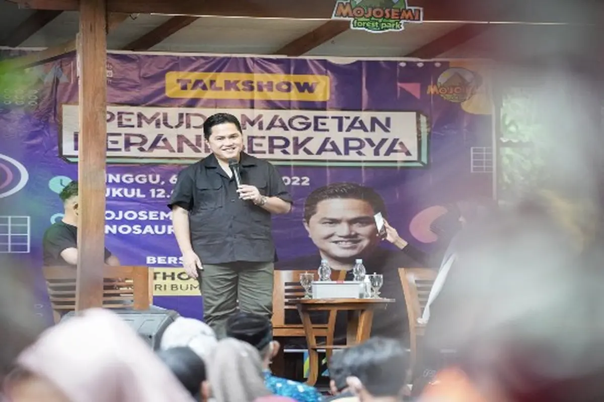 Cerita Milenial Magetan Dukung Erick Thohir Maju Pilpres 2024