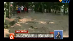 Tidak hanya di Subang, akses jalan nasional Ciamis menuju Cirebon pun terputus akibat tertutup timbunan longsor.