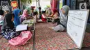 Sejumlah anak mengikuti pesantren kilat di Ruang Publik Terpadu Ramah Anak (RPTRA) Malinjo, Jakarta, Senin (10/3/2025). (Liputan6.com/Angga Yuniar)