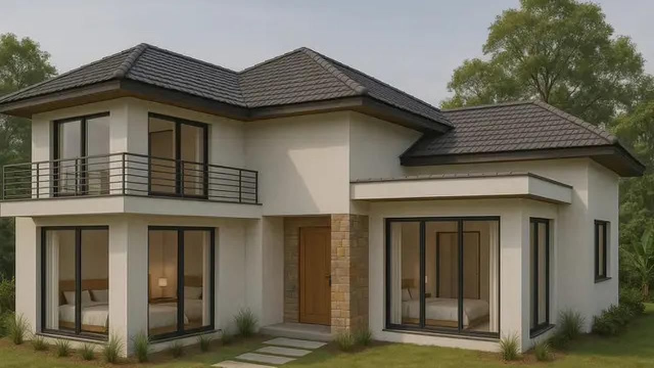 7 Desain Rumah L-Shape dengan 3 Kamar Tidur, Tampilkan Suasana Rapi