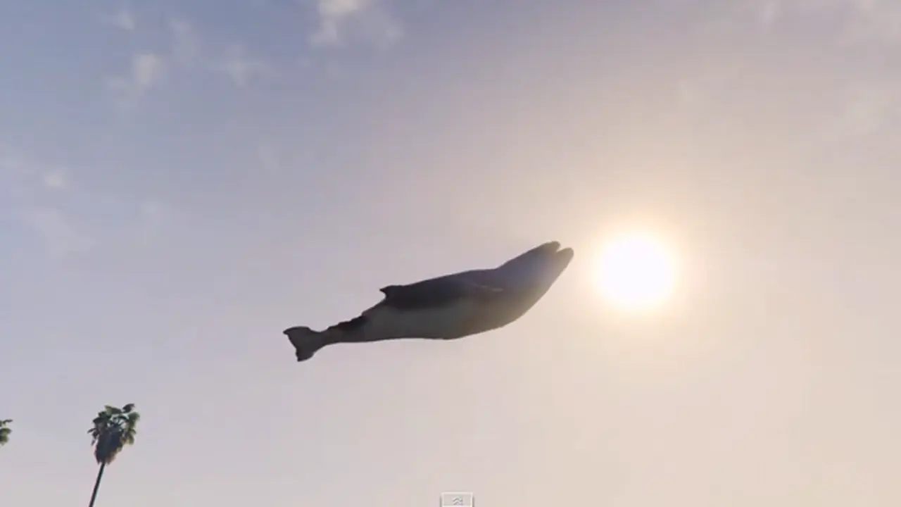 Aneh Tapi Nyata, Ada Ikan Paus Melayang di GTA V!
