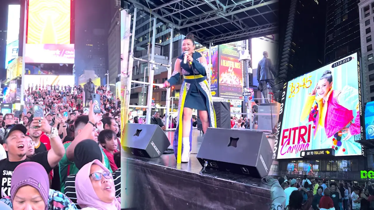 Fitri Carlina saat tampil di panggung Indopop Movement Volume 3
