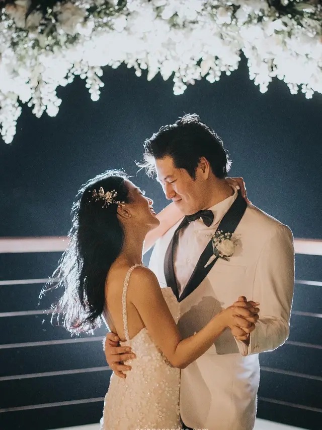 Yeslin Wang menikah lagi dengan Aga alias Joon Gi (Foto: Instagram yeslinwang/arionarendro)