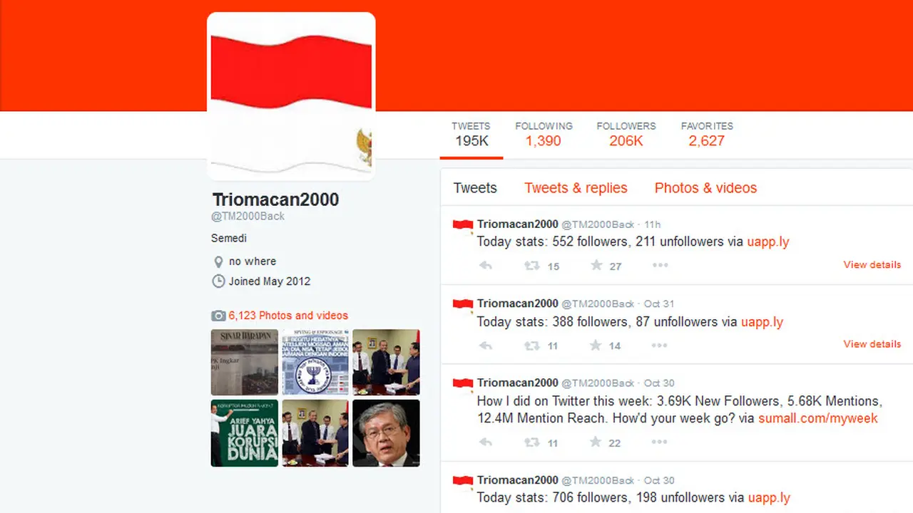 Tertangkapnya Si Triomacan2000