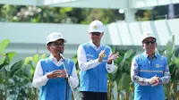 Menteri Sekretaris Negara Pratikno meresmikan hasil revitalisasi kelistrikan di Istana Kepresidenan Jakarta yang dilakukan oleh PT PLN (Persero), Selasa (1/8/2023). (Dok PLN)