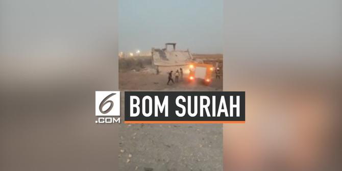 VIDEO: Kepanikan Setelah Bom Mobil Meledak di Suriah