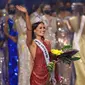 Andrea Meza, perwakilan Meksiko berhasil menyabet mahkota Miss Universe 2020. (Rodrigo Varela / GETTY IMAGES NORTH AMERICA / Getty Images via AFP)