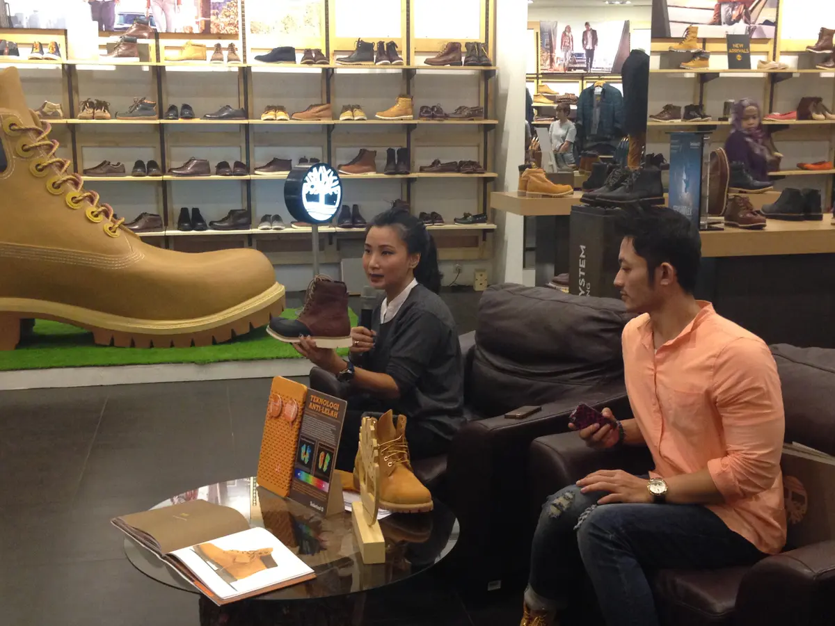 Timberland Hadirkan Yellow Boot Super Besar di Senayan City Lifestyle Liputan6