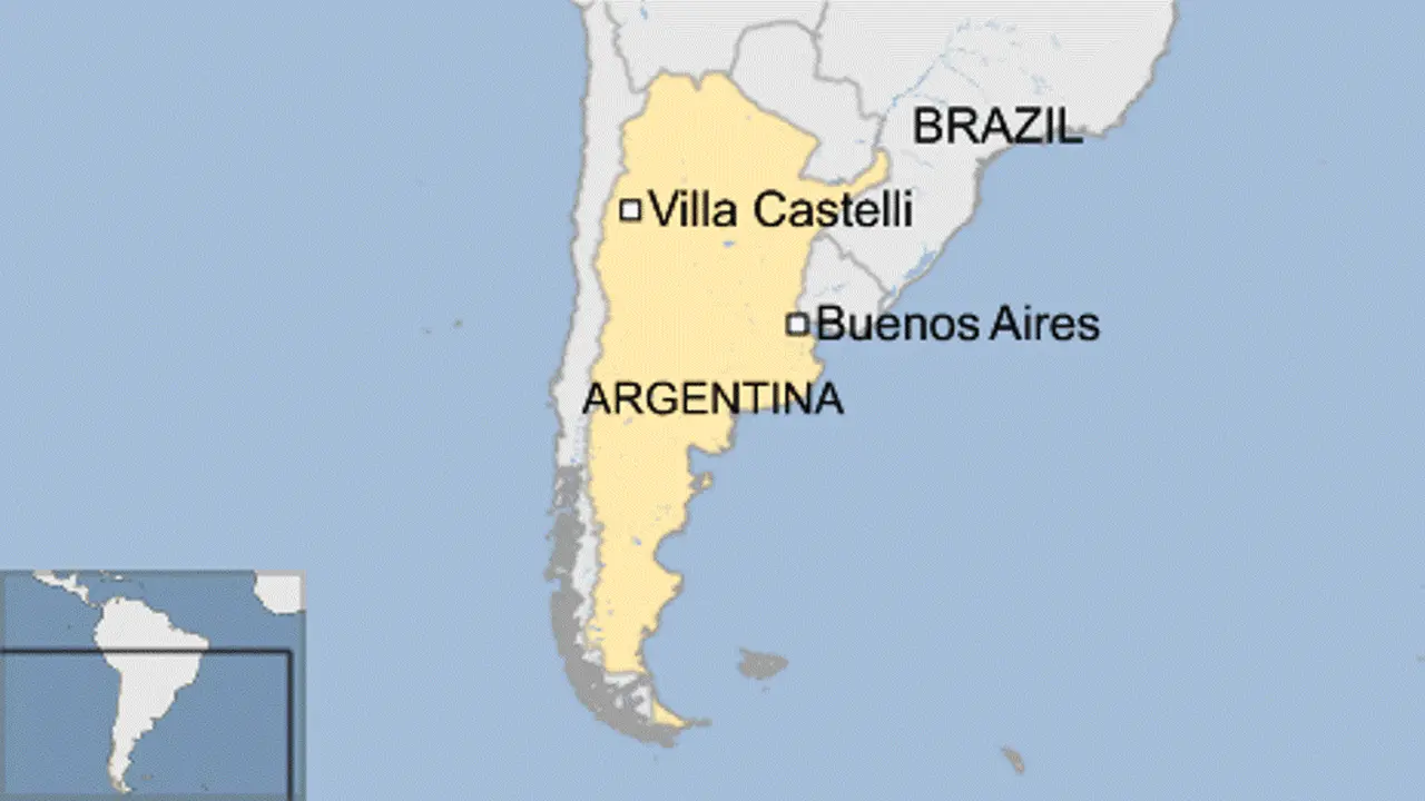 Kecelakaan helikopter di Argentina