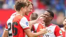 Hingga kini Tyrell Malacia telah tampil dalam 136 laga bersama Feyenoord di semua ajang dengan torehan 4 gol dan 10 assist. (AFP/ANP/Tom Bode)