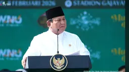 Prabowo Hadir di Penutupan Munas-Konbes NU, Disambut Rais Aam PBNU