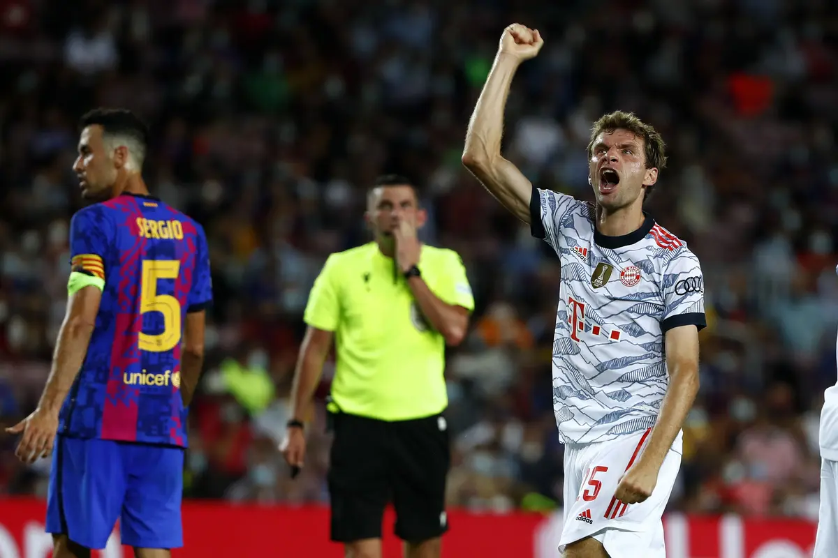 Foto: Bermain di Kandang Sendiri, Barcelona Dihabisi Bayern Munchen pada Matchday 1 Liga Champions 2021 / 2022