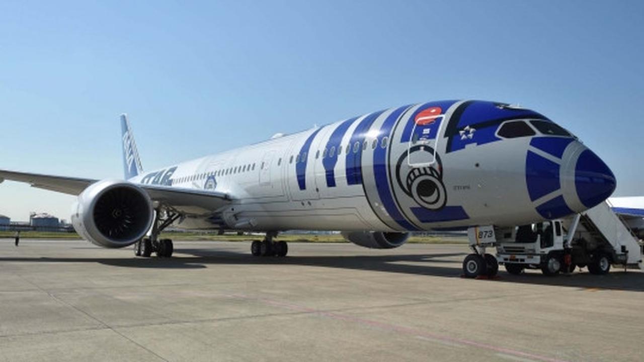 Intip interior pesawat Star Wars, armada baru All Nippon Airways