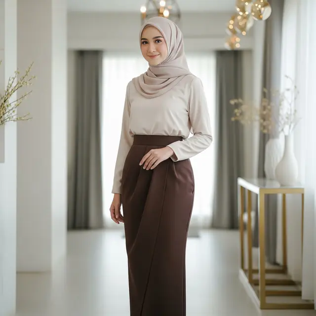 Warna Rok dan Blouse Agar Terlihat Langsing Saat Lebaran