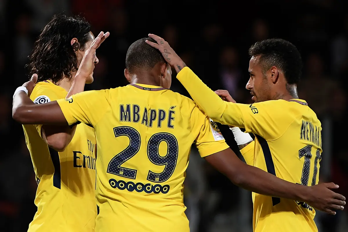Neymar, Mbappe, Cavani