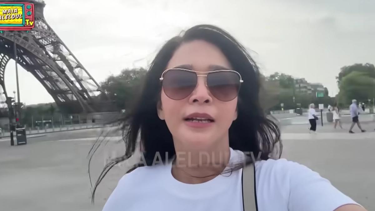 5 Gaya Maia Estianty saat Liburan di Paris, Simpel tapi Mewah