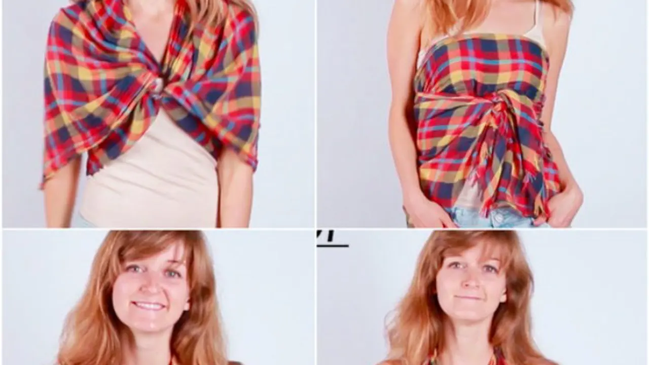 Dengan 1 Scarf Kamu Bisa Buat 4 Model Baju, Mau Coba?