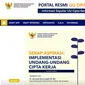 Portal UU Cipta Kerja kini bisa diakses masyarakat