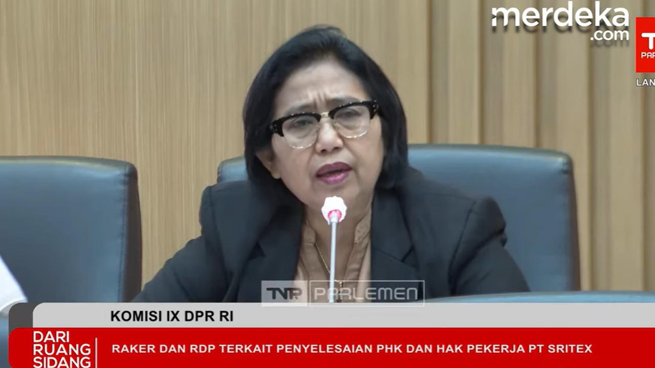 VIDEO: Marah Irma DPR Sikat Menaker & Sritex Imbas PHK Karyawan: Giliran Rugi Minta Bantuan Negara!