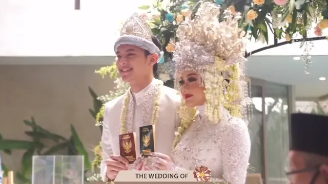 7 Potret Akad Nikah Dinda Hauw dan Rey Mbayang, Bernuansa Adat Palembang