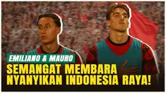 Momen spesial terjadi saat Miliano Jonathans dan Mauro Zijlstra, dua pemain anyar Timnas Indonesia, untuk pertama kalinya menyanyikan lagu kebangsaan Indonesia Raya. Dengan penuh semangat dan rasa bangga, keduanya berdiri tegap bersama rekan setim se...