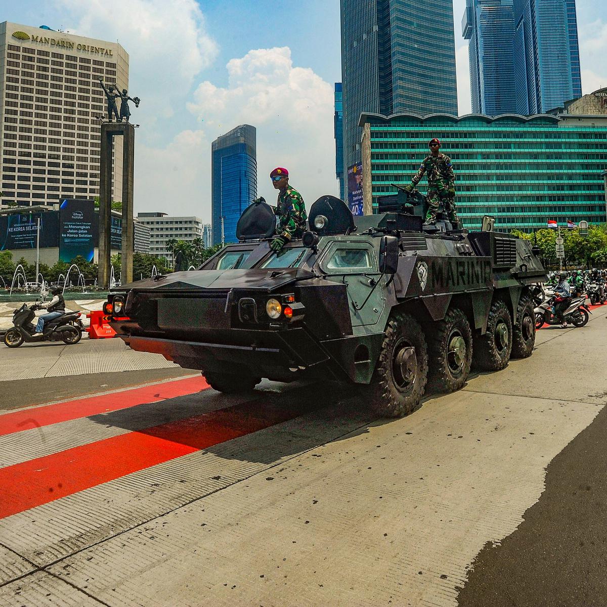 Gladi Bersih Defile HUT TNI ke-79