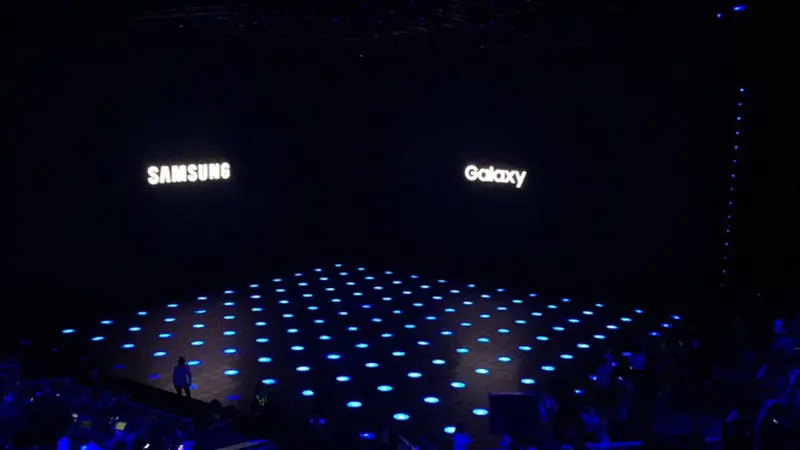 Peluncuran Samsung Galaxy Note 8 di Park Avenue Armory, New York, Amerika Serikat.