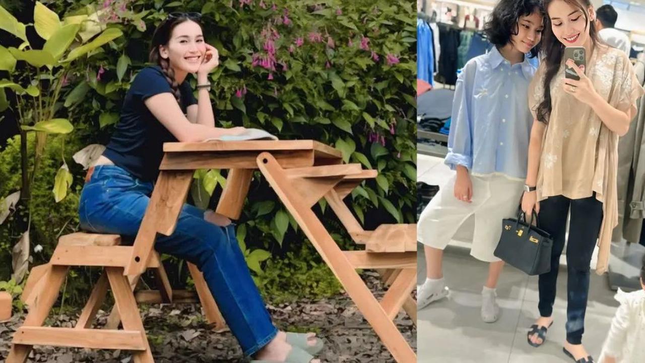 Deretan Pilihan Sandal Jepit Ayu Ting Ting, Stylish Dipakai Termasuk Saat Potong Daging Kurban