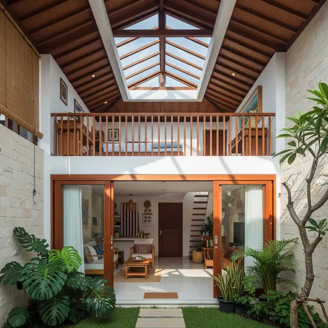 9 Model Rumah Mezzanine Terasa Sejuk di Daerah Panas, Desain Optimal