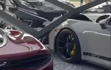 Pengemudi Xpander Diduga Mabuk sebelum Tabrak Porsche GT 3 hingga Ringsek di Showroom PIK 2