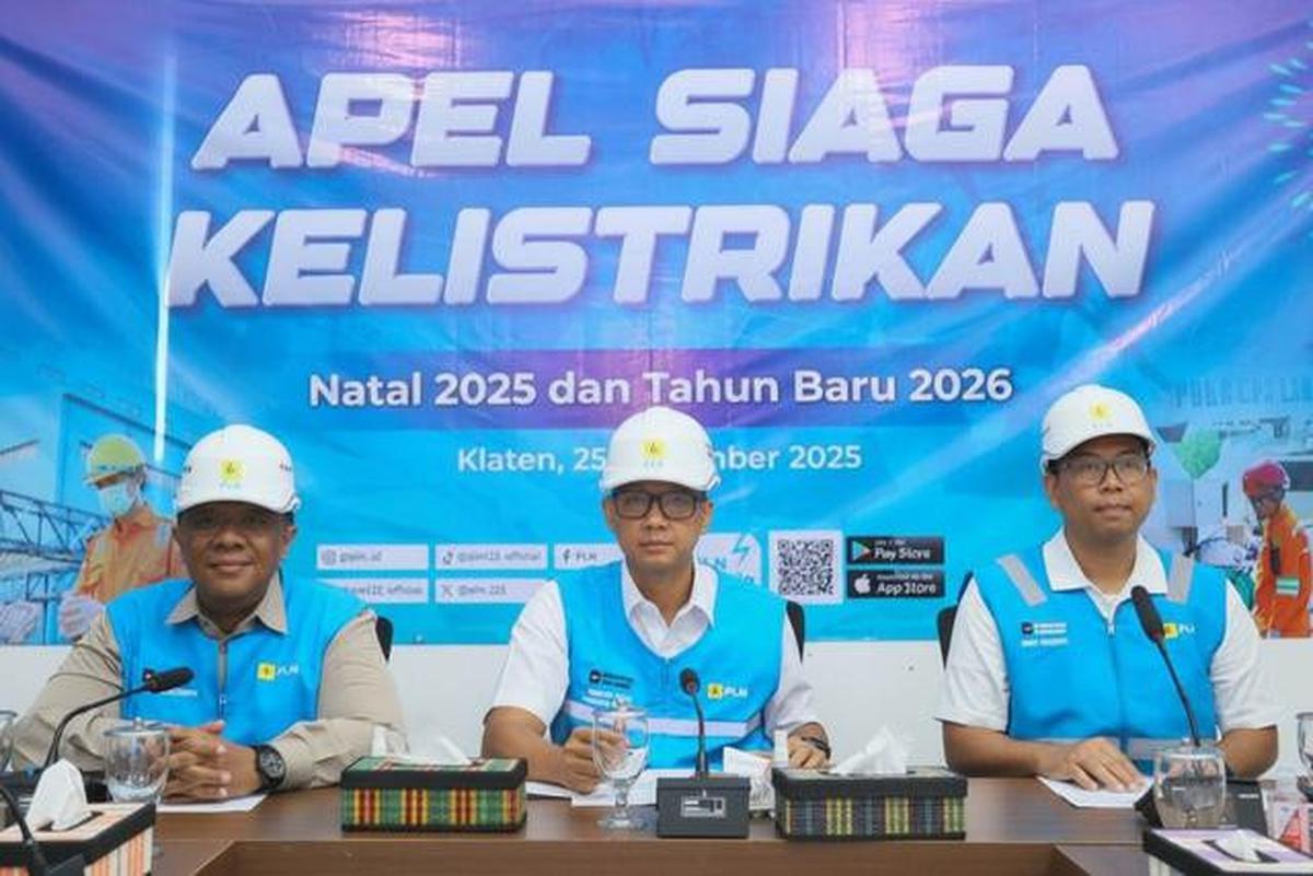 Pasok Listrik 19.228 MW, PLN Siap Jaga Terang Tahun Baru 2026