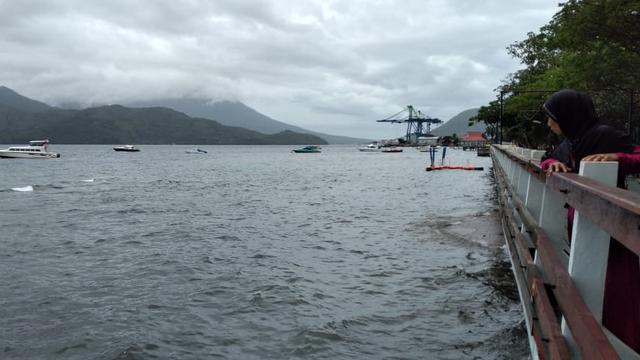 Ikan mati di perairan Maluku