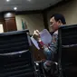Gubernur DKI, Basuki Tjahaja Purnama memberikan kesaksian dalam sidang terdakwa mantan anggota DPRD DKI, Mohamad Sanusi di Pengadilan Tipikor, Senin (4/9). Ahok menjadi saksi atas kasus dugaan suap raperda tentang reklamasi. (Liputan6.com/Faizal Fanani)