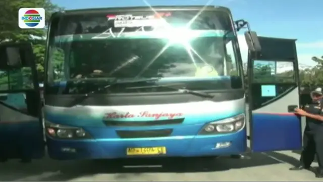 Menjelang Lebaran, Polantas Boyolali sidak kelayakan bus angkutan mudik.