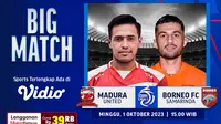 Link Live Streaming Madura United Vs Borneo FC di Vidio, 1 Oktober 2023. (Sumber: dok. vidio.com)