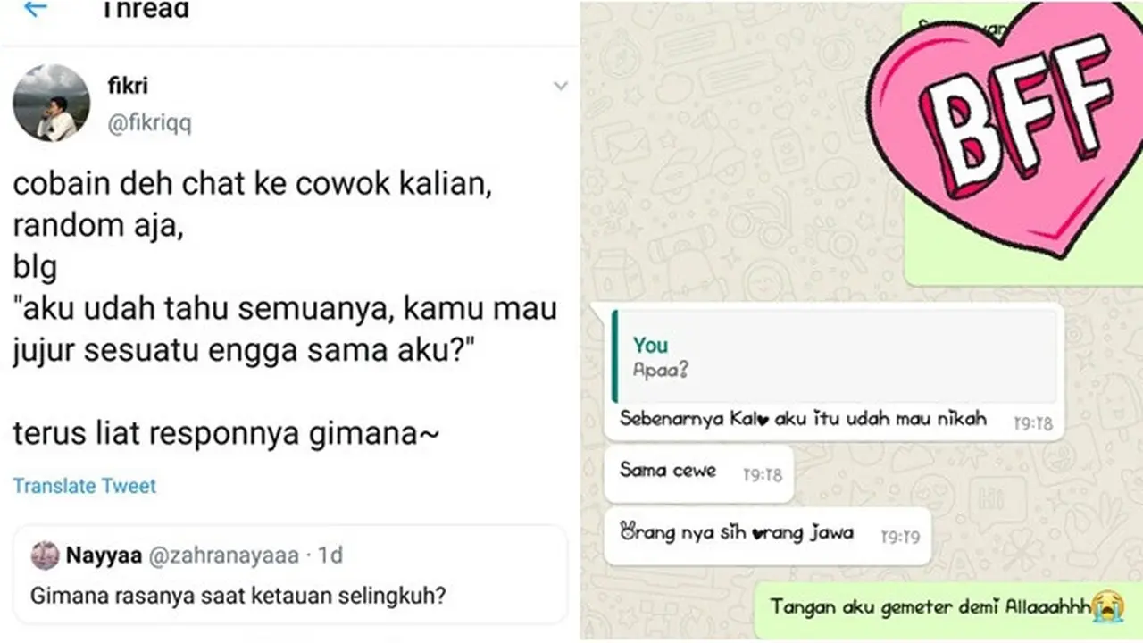 7 Chat Ngeprank ke Pasangan Ini Ujungnya Malah Bikin Nyesek