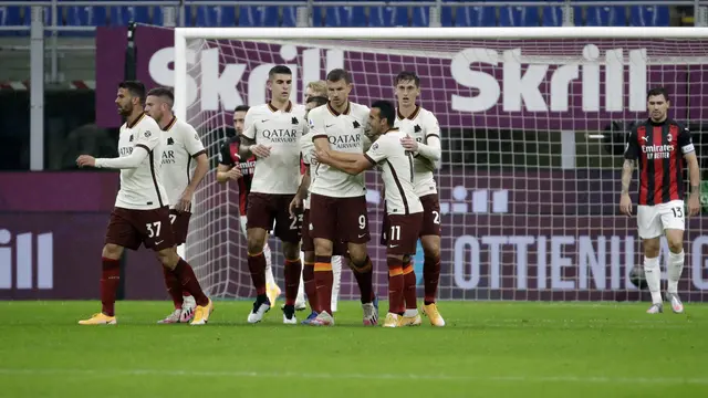 Drama 6 Gol, AC Milan Berbagi Poin dengan Roma