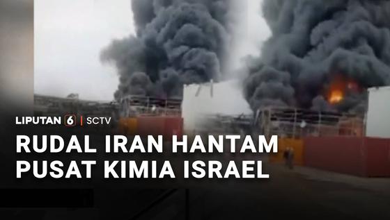 Rudal Iran Hantam Kawasan Industri Kimia Israel, Memicu Kekhawatiran Pencemaran Lingkungan