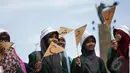 Sejumlah mahasiswa melakukan aksi damai di Bundaran Hotel Indonesia saat memperingati hari Bahasa Arab, Jakarta, Kamis (18/12/2014). ( Liputan6.com/Faizal Fanani)